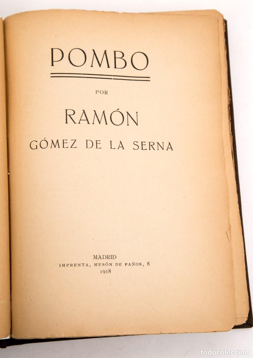 Libros antiguos: RAM&Oacute;N G&Oacute;MEZ DE LA SERNA - POMBO - 1918 - 1&ordf; EDICI&Oacute;N - Foto 1