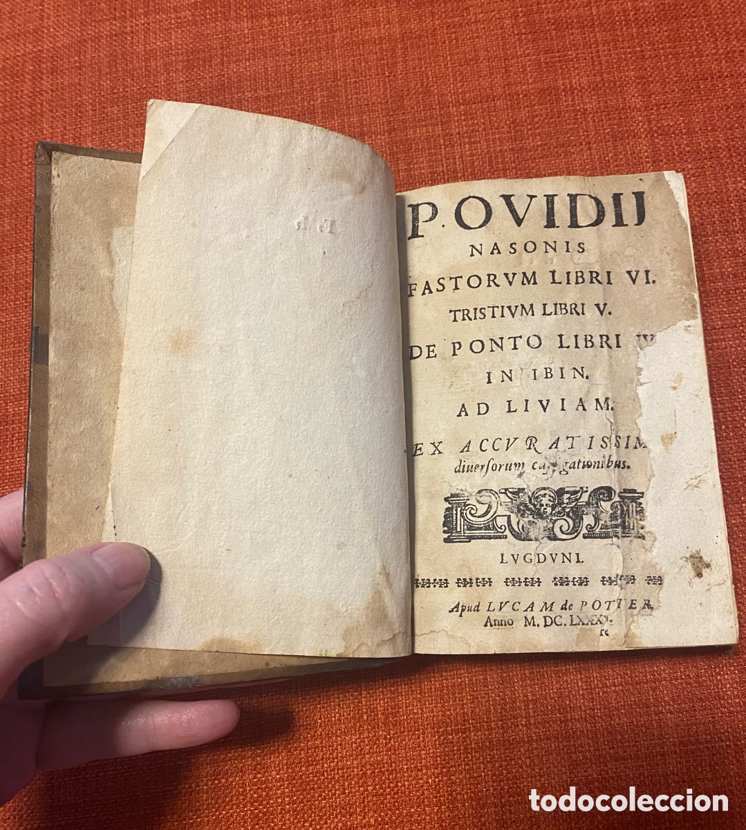 Libros antiguos: Ovidii Nasonis - Foto 1