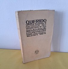 Libri antichi: COLETTE WILLY - QUERIDO - BIBLIOTECA NUEVA 1924