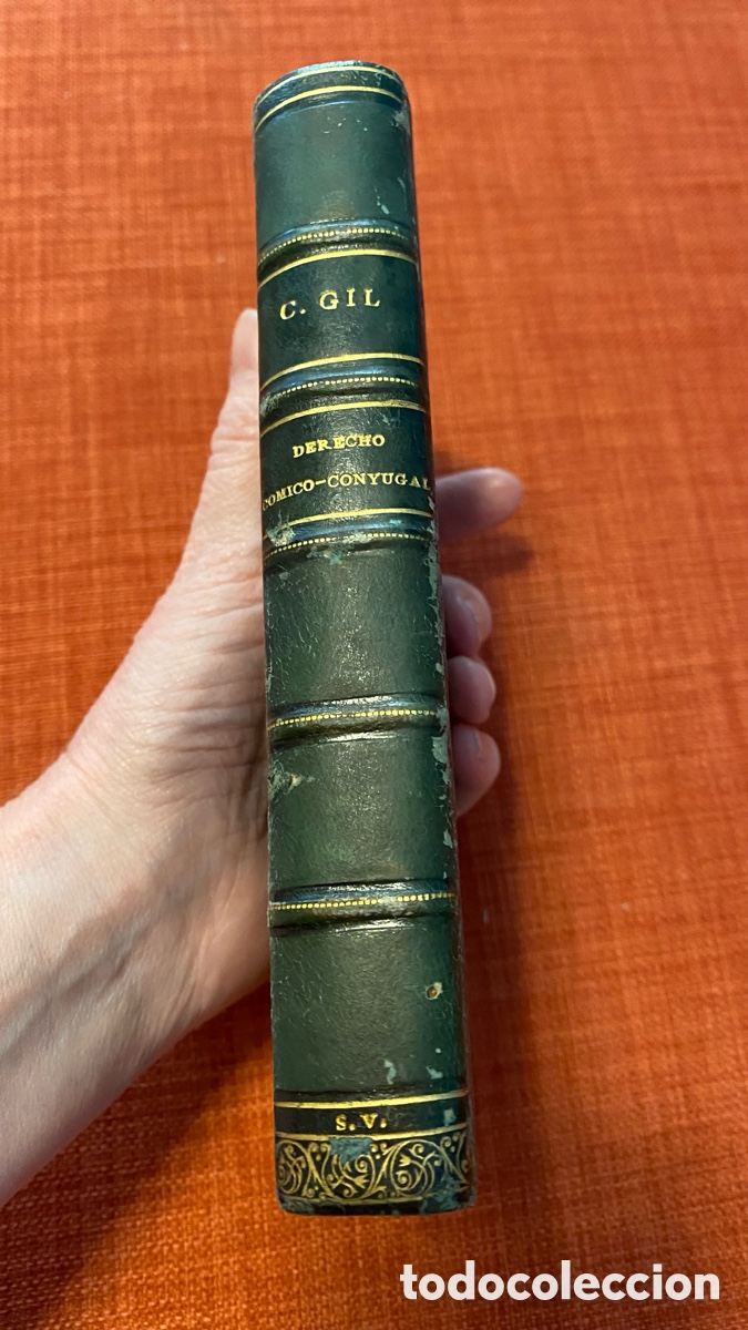 Libros antiguos: Derecho c&oacute;mico conyugal. Constantino Gil - Foto 2