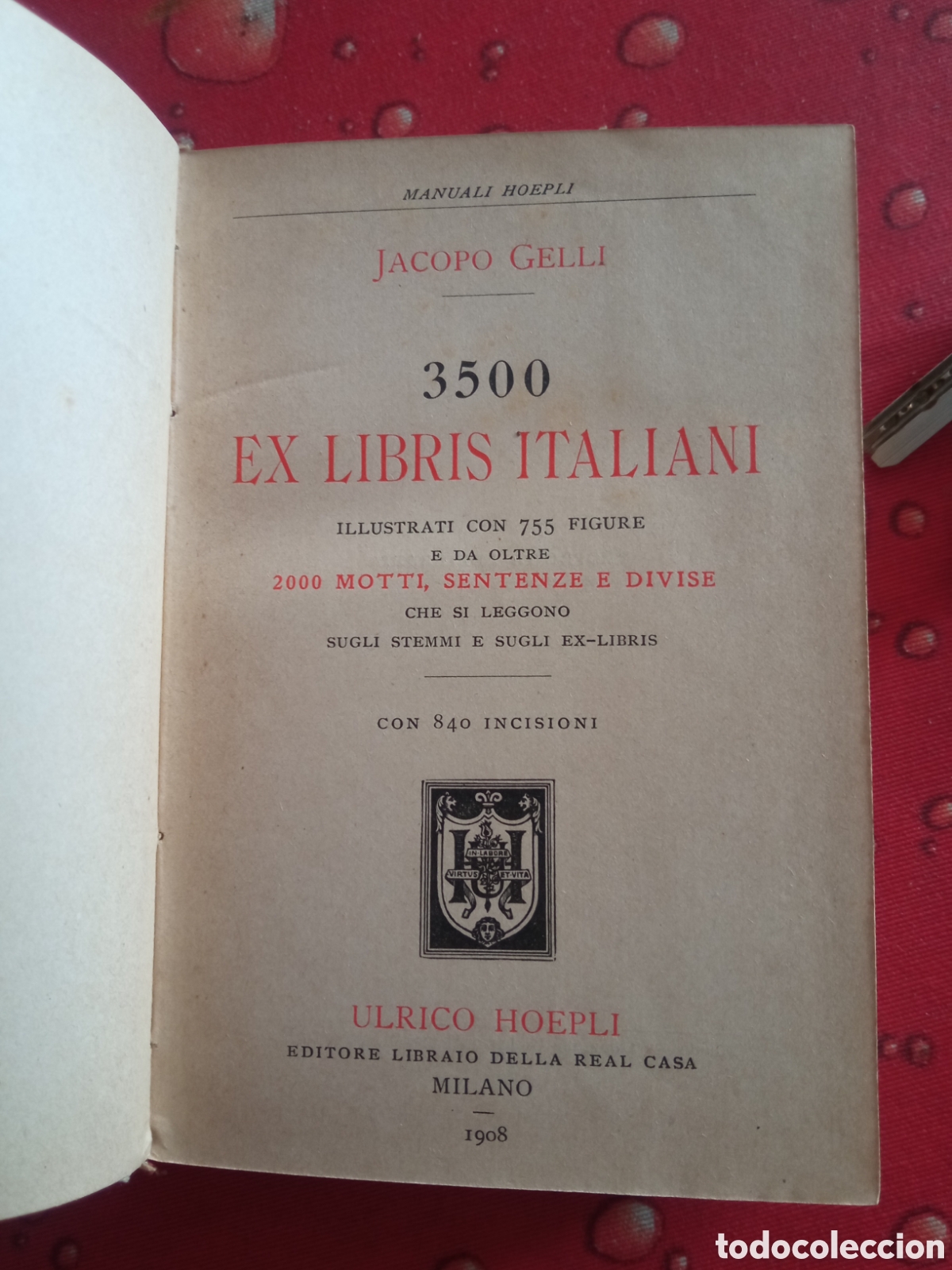 Libros antiguos: 3500 EX LIBRIS ITALIANI - Foto 4