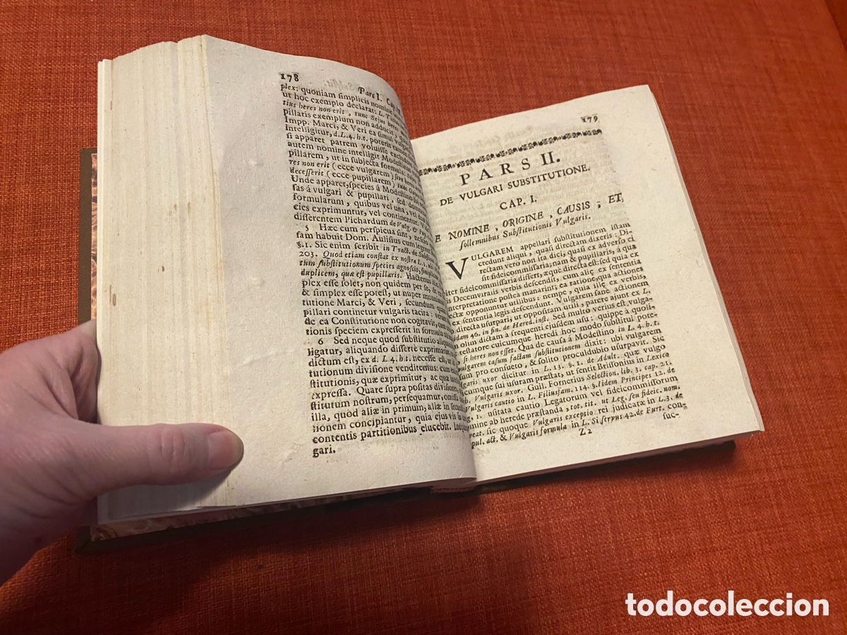 Libros antiguos: Praelectiones. Fin estare - Foto 1