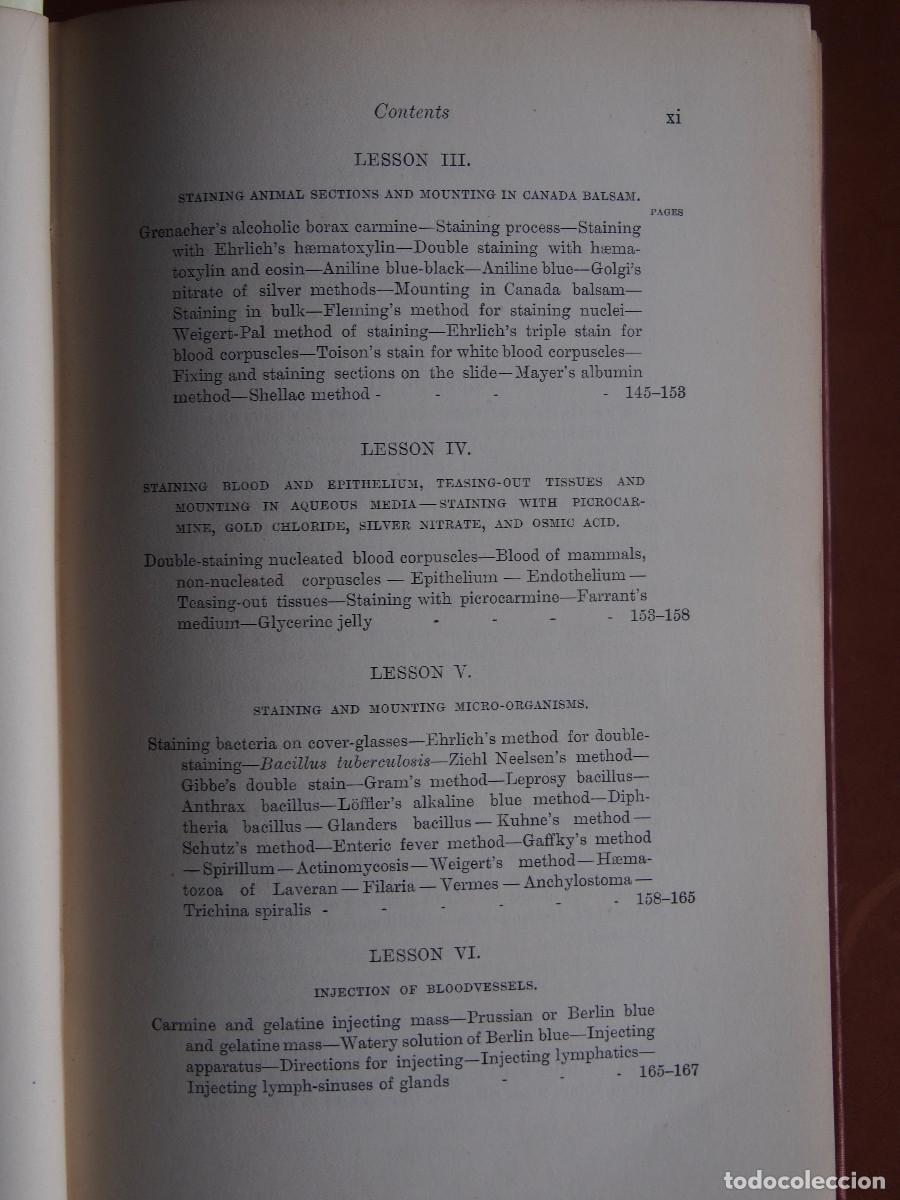 Libros antiguos: Modern Microscopy - A Handbook for Beginners and Students - Cross & Cole - 1903 - Foto 5