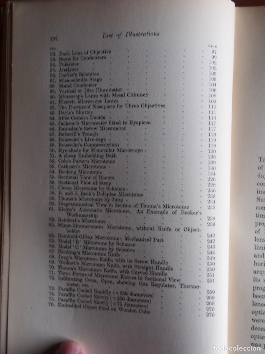 Libros antiguos: Modern Microscopy - A Handbook for Beginners and Students - Cross & Cole - 1903 - Foto 10