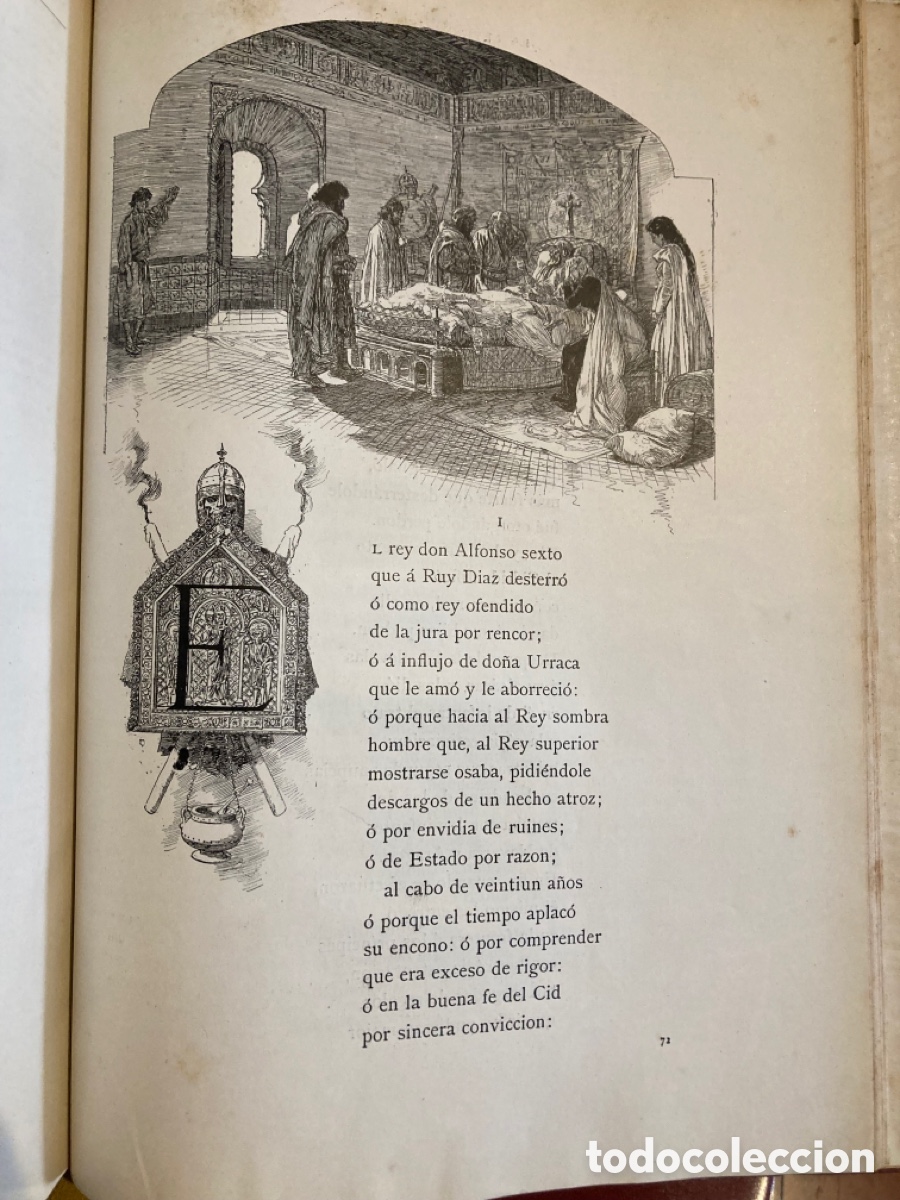 Libros antiguos: Leyenda del Cid . Zorrilla - Foto 5