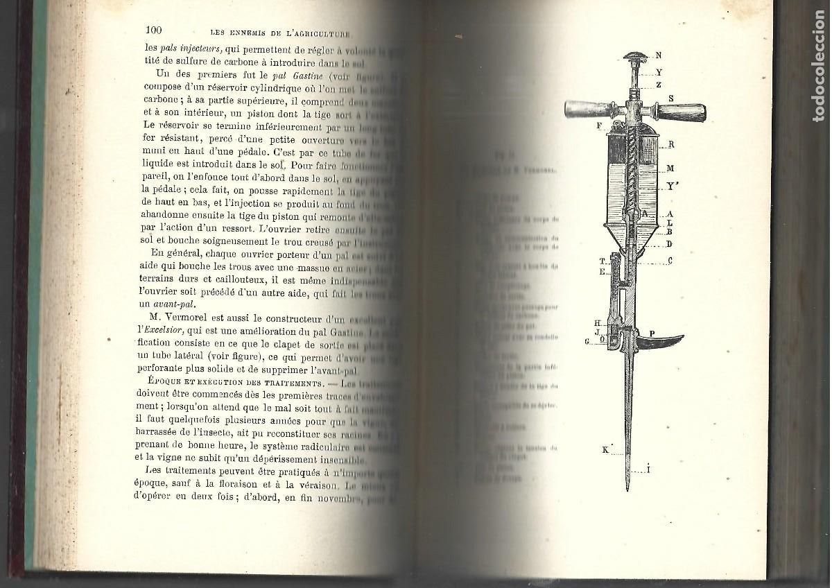 Libros antiguos: RAMPON, les ennemis de l&acute;agriculture - Foto 2