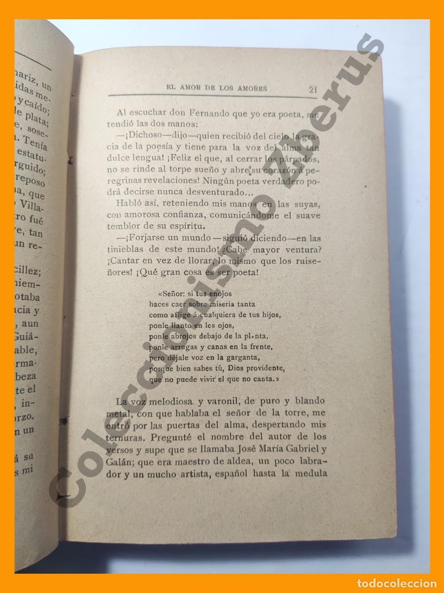 Libros antiguos: El Amor de los amores - Ricardo Leon - Foto 4