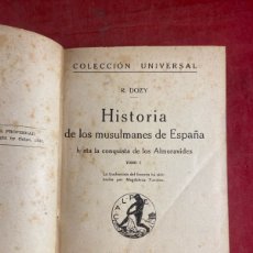Libros antiguos: LOS MUSULMANES EN ESPAÑA