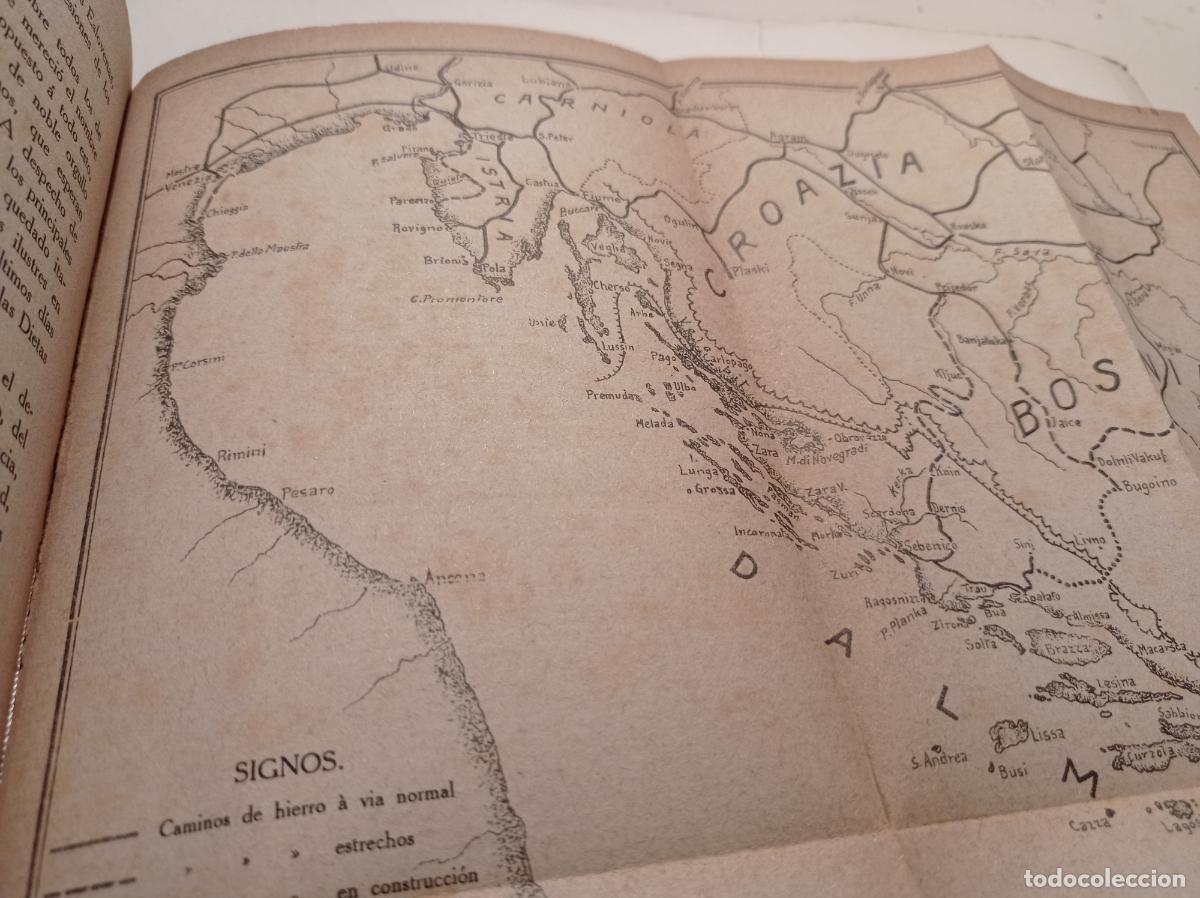 Libros antiguos: De Trieste a Valona - Adriacus - Milan 1918 - Foto 8