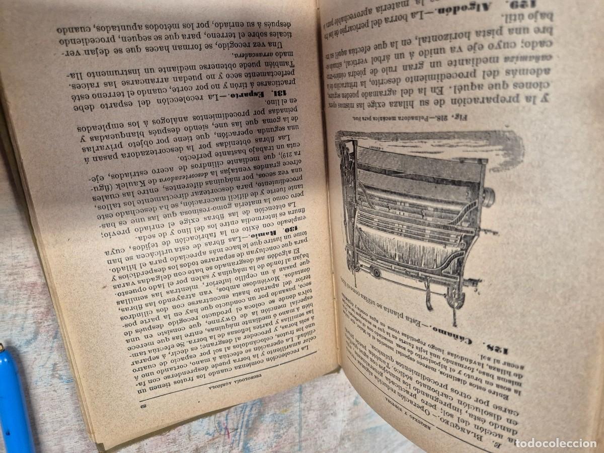 Libros antiguos: Elementos de agricultura 1901 - Foto 8