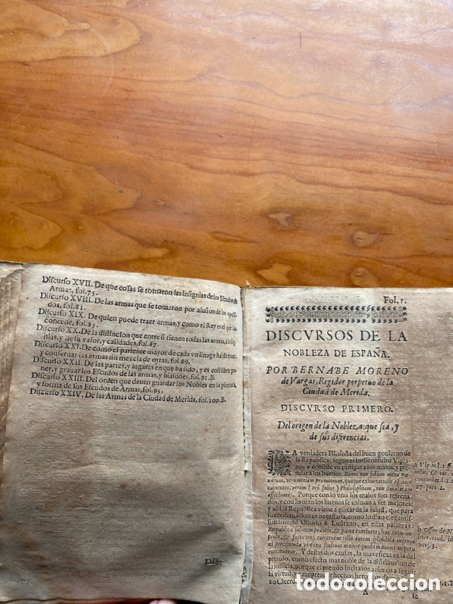 Libros antiguos: Discursos de la nobleza de Espa&ntilde;a - Foto 11