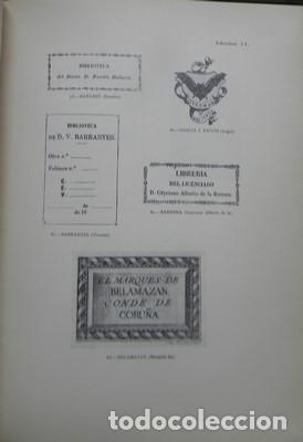 Libros antiguos: Cat&aacute;logo descriptivo de Ex Libris Hispano-Americanos(1588-1900) - Foto 4