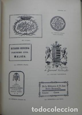 Libros antiguos: Cat&aacute;logo descriptivo de Ex Libris Hispano-Americanos(1588-1900) - Foto 5