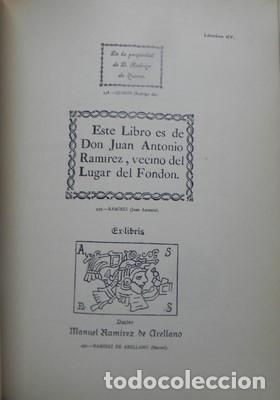 Libros antiguos: Cat&aacute;logo descriptivo de Ex Libris Hispano-Americanos(1588-1900) - Foto 6