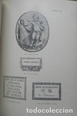 Libros antiguos: Cat&aacute;logo descriptivo de Ex Libris Hispano-Americanos(1588-1900) - Foto 8