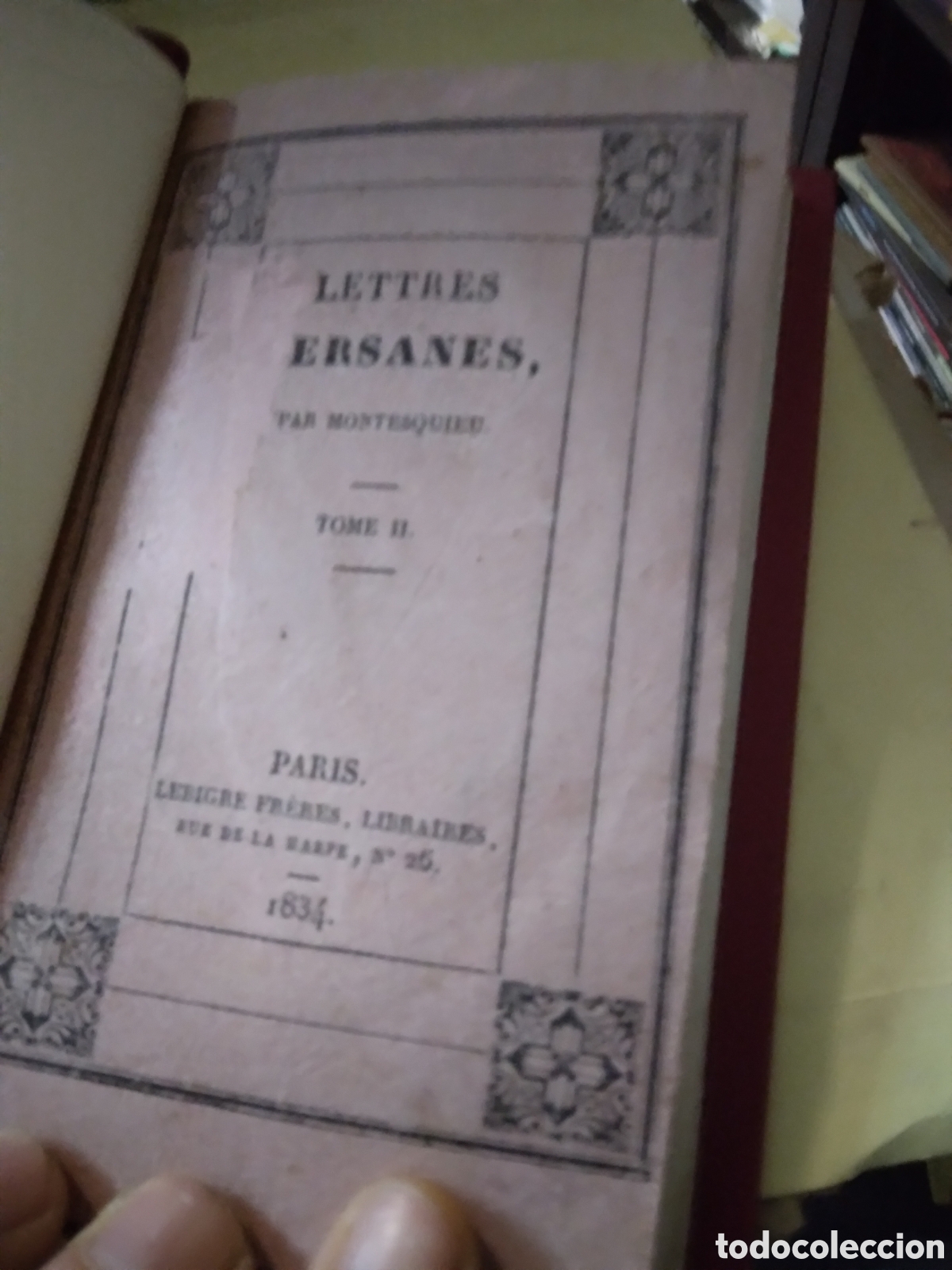 Libros antiguos: Lettres persanes,1834 - Foto 2