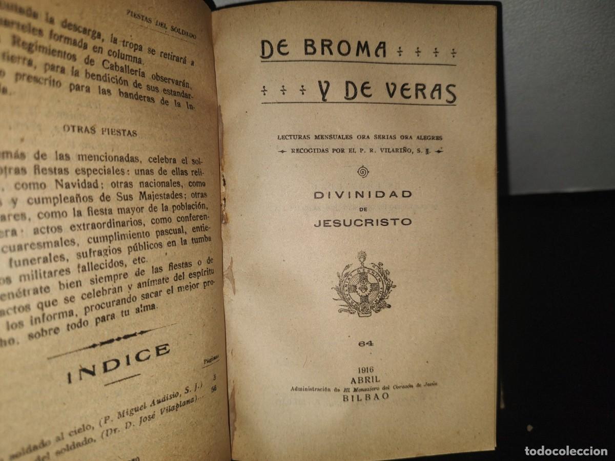Libros antiguos: 97- DE BROMA Y DE VERAS - VARIAS OBRAS DE 1916 - Foto 8