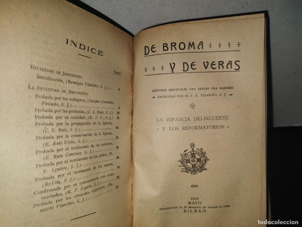 Libros antiguos: 97- DE BROMA Y DE VERAS - VARIAS OBRAS DE 1916 - Foto 9