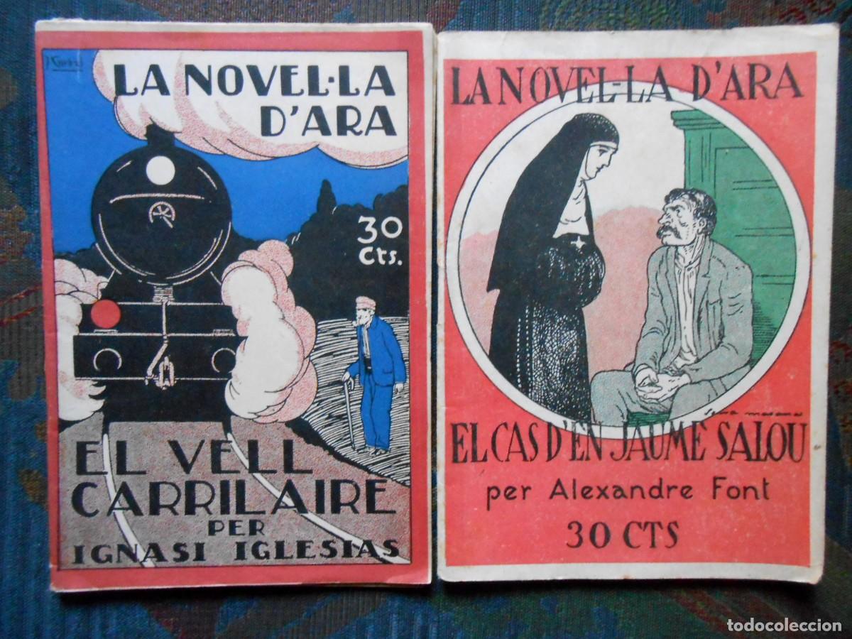 Old books: LA NOVEL-LA D'ARA - EL CAS D'EN JAUME SALOU y EL VELL CARRILAIRE de IGNASI IGLESIAS