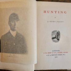 Libros antiguos: HUNTING BY J.OTHO PAGET - LONDON 1900