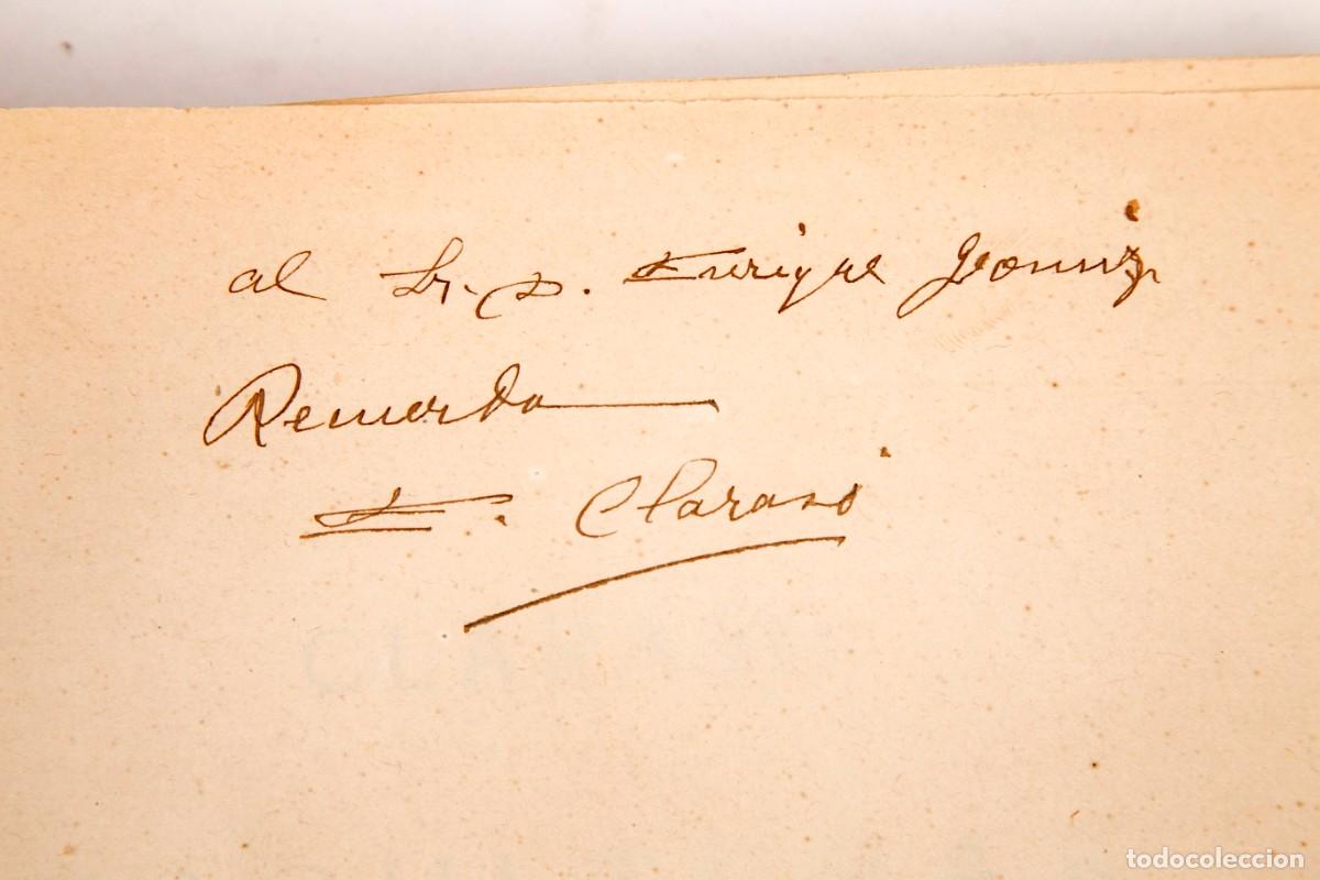 Libros antiguos: CLARAS&Oacute; - ESCULTURAS - 1925 - DEDICATORIA AUT&Oacute;GRAFA DEL AUTOR - Foto 3