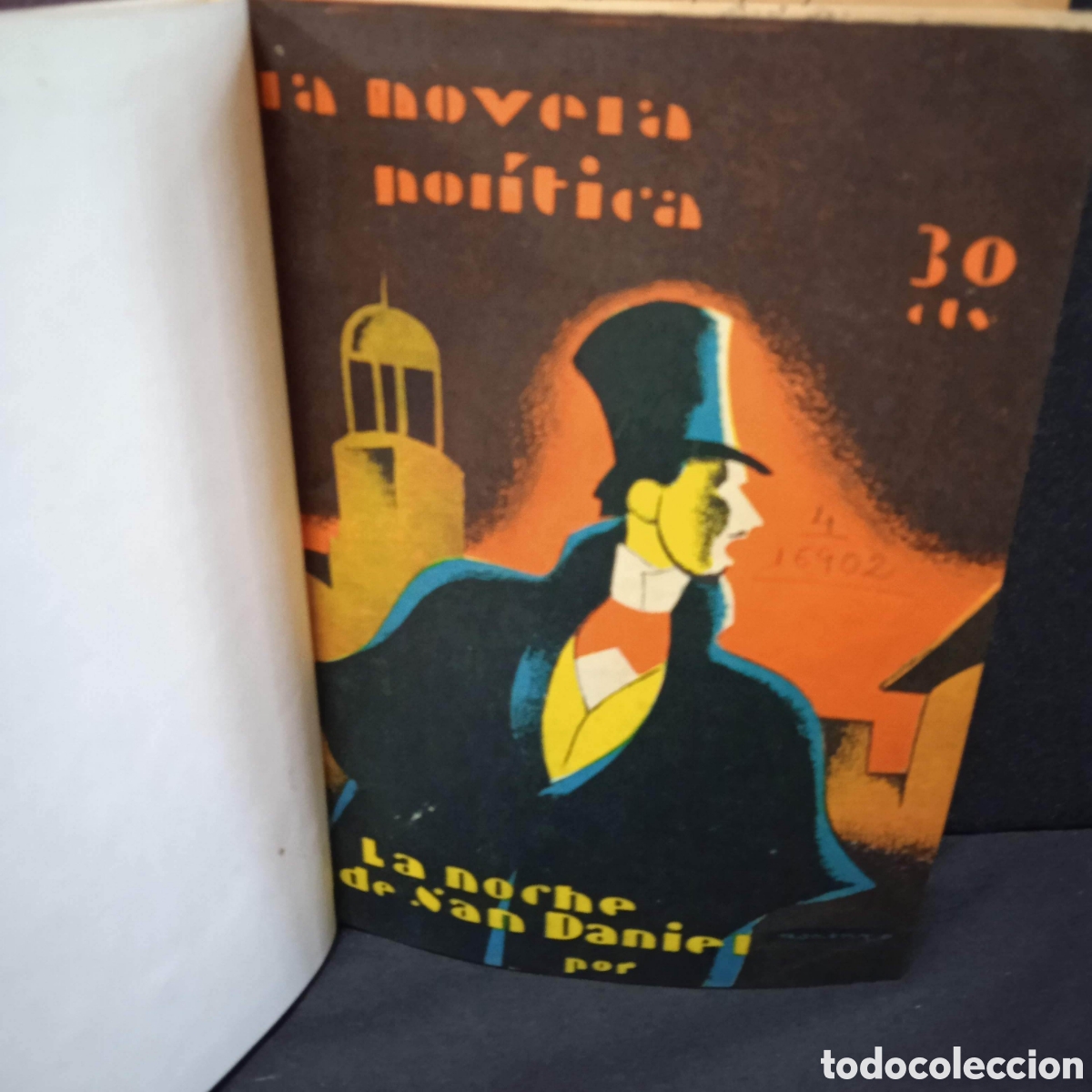 Antiquarische B&uuml;cher: 10 T&Iacute;TULOS DE LA COLECCI&Oacute;N LA NOVELA POL&Iacute;TICA N&ordm; 1-4 Y 6-11 1930 REENCUDERNADOS VVAA #8533 ver fotos