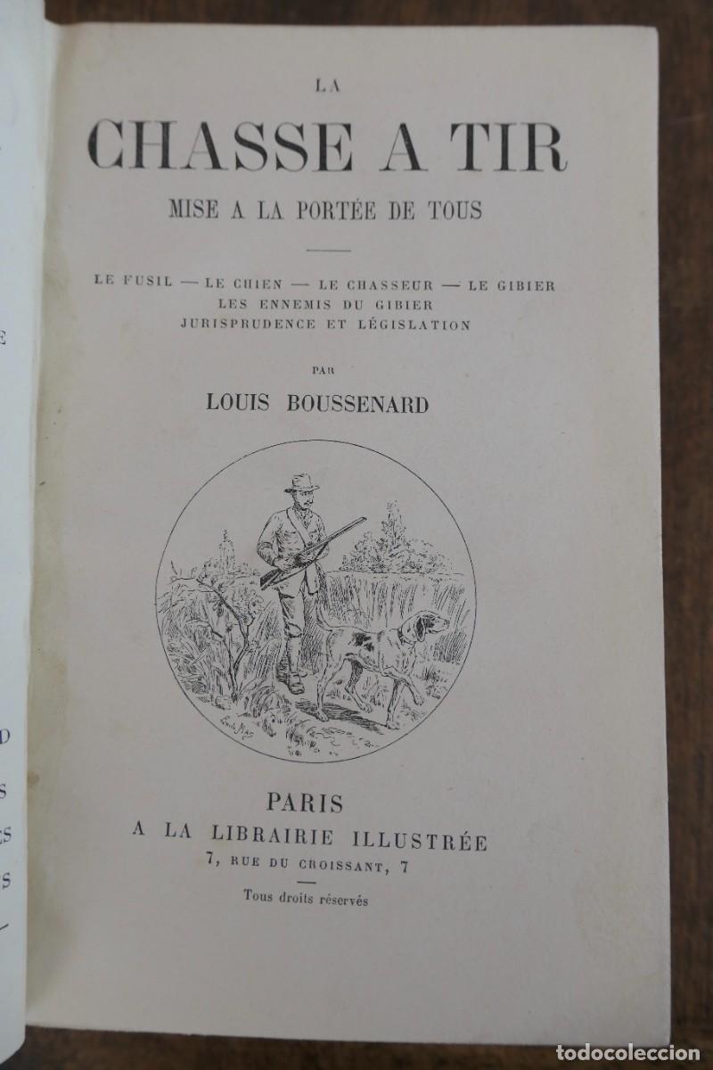 Libros antiguos: CHASSE A TIR - LOUIS BOUSSENARD - Foto 2