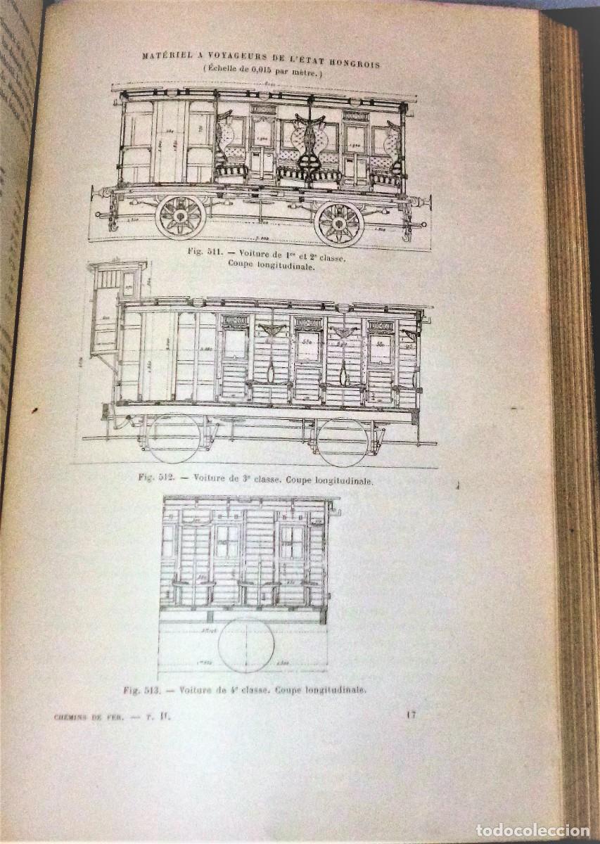 Libros antiguos: TRAIT&Eacute; COMPLET DES CHEMINS DE FER. 3 tomos - Foto 3