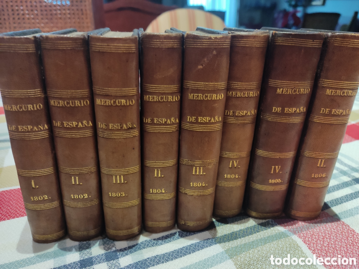 Libros antiguos: Mercurio 1802, 1803, 1804, 1805, 1806 - Foto 1