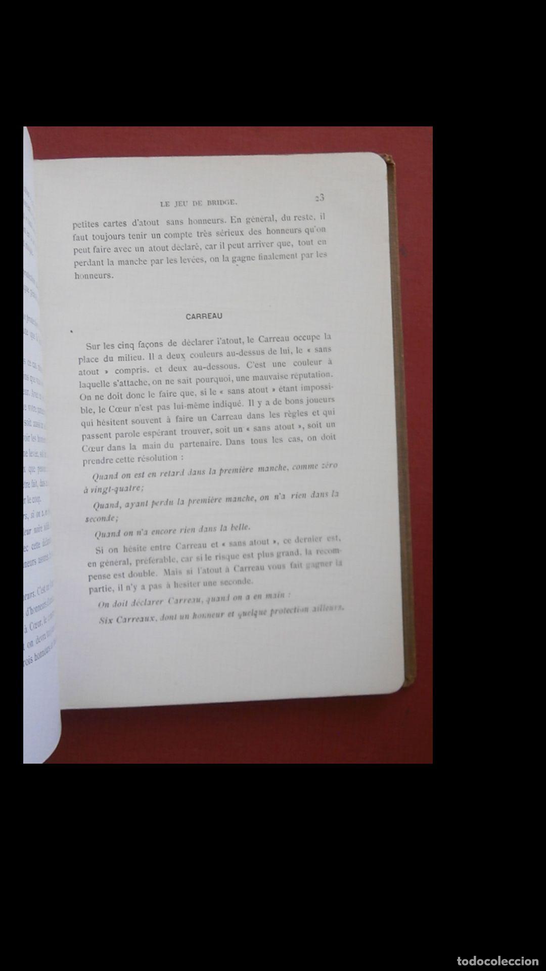 Libros antiguos: Le Bridge. Grand Schlem - Foto 4