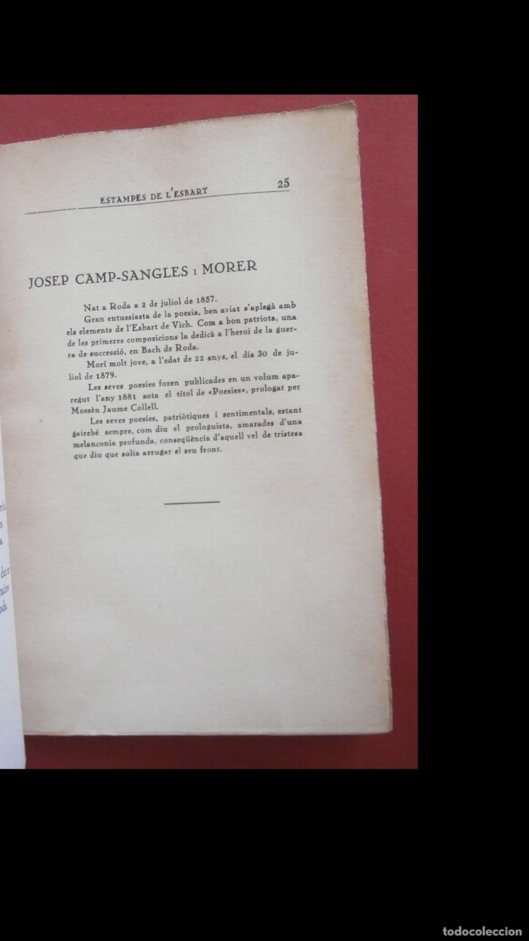 Libros antiguos: Estampes de lEsbart. Mart&iacute; Genis i Aguilar - Foto 3