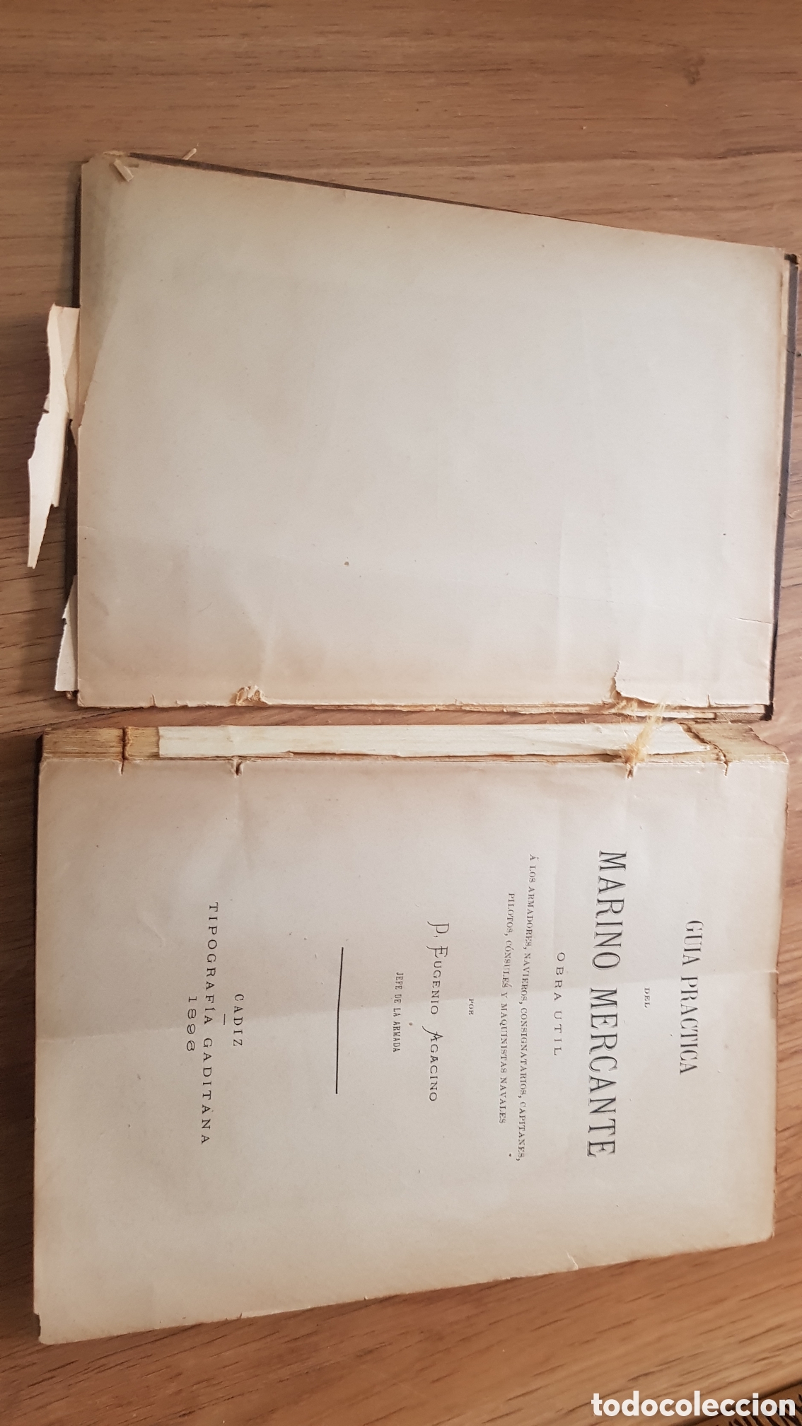 Libros antiguos: Guia del marino mercante - Foto 4