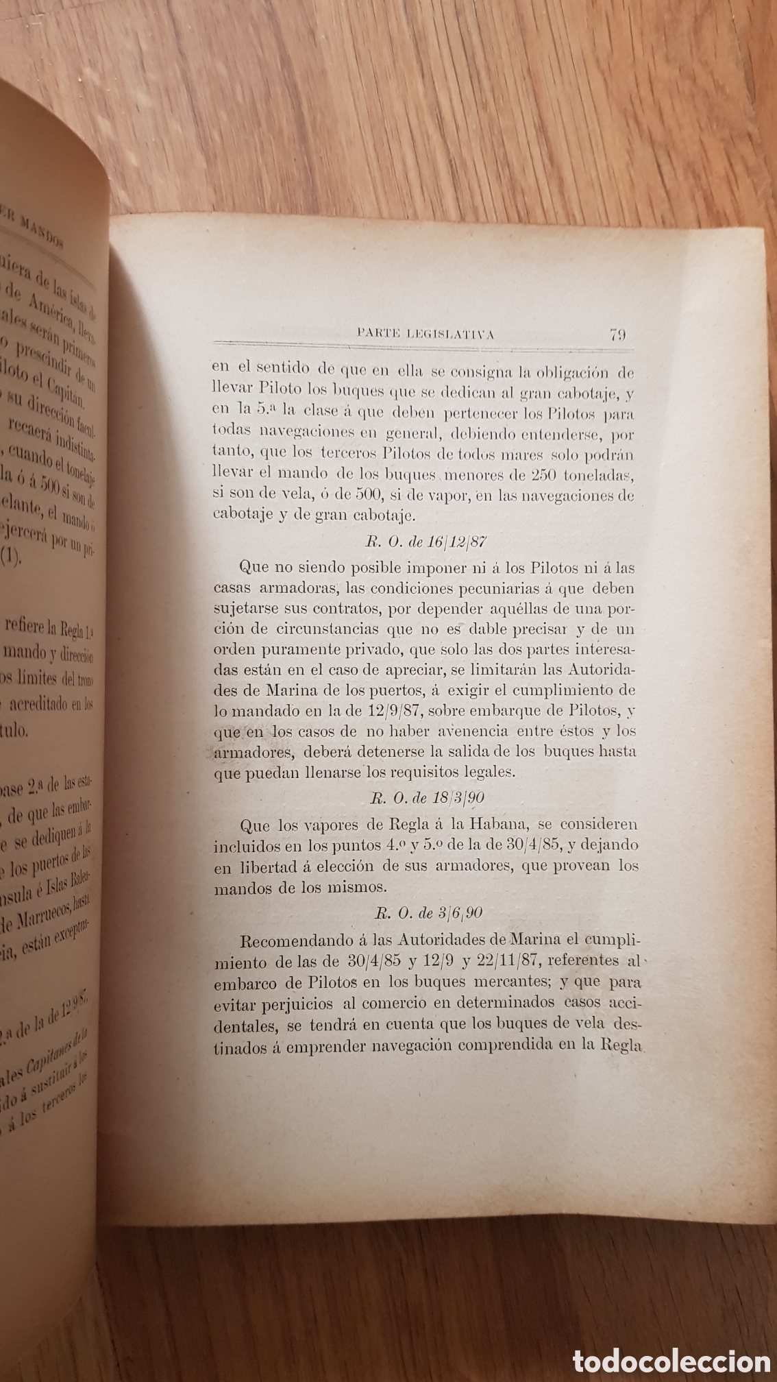 Libros antiguos: Guia del marino mercante - Foto 5