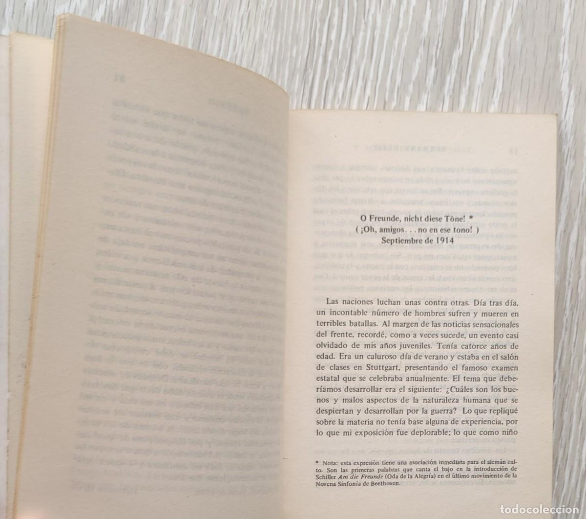 Libros antiguos: Libro. Y si la guerra siguiese. De Hermann Hesse. - Foto 4