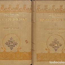 Libros antiguos: PROSES DE BON SENY - (TOMO I, II) (CATALÁN)
