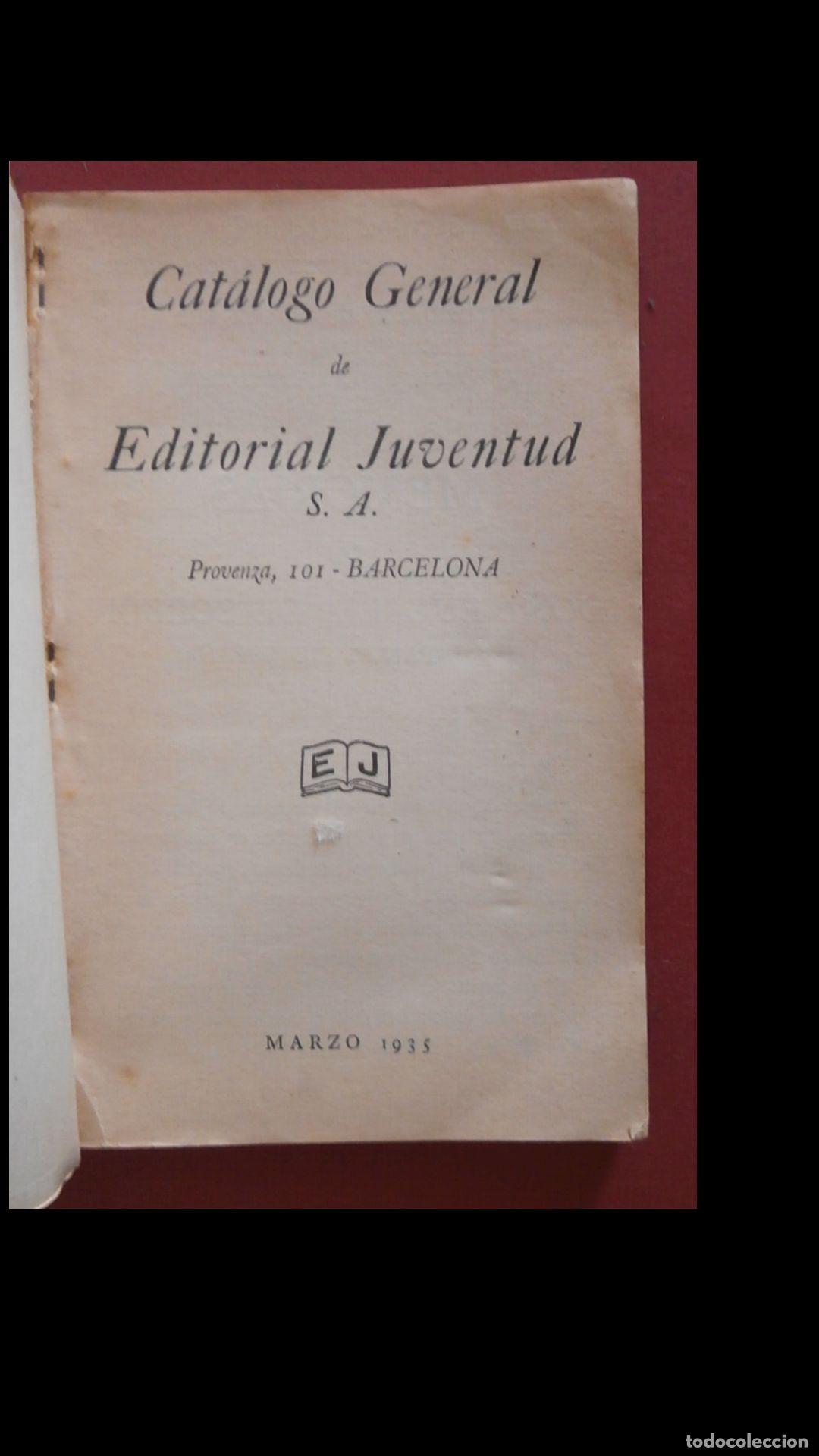 Libros antiguos: Editorial Juventud. Cat&aacute;logo General. Junio-Julio 1935 - Foto 7