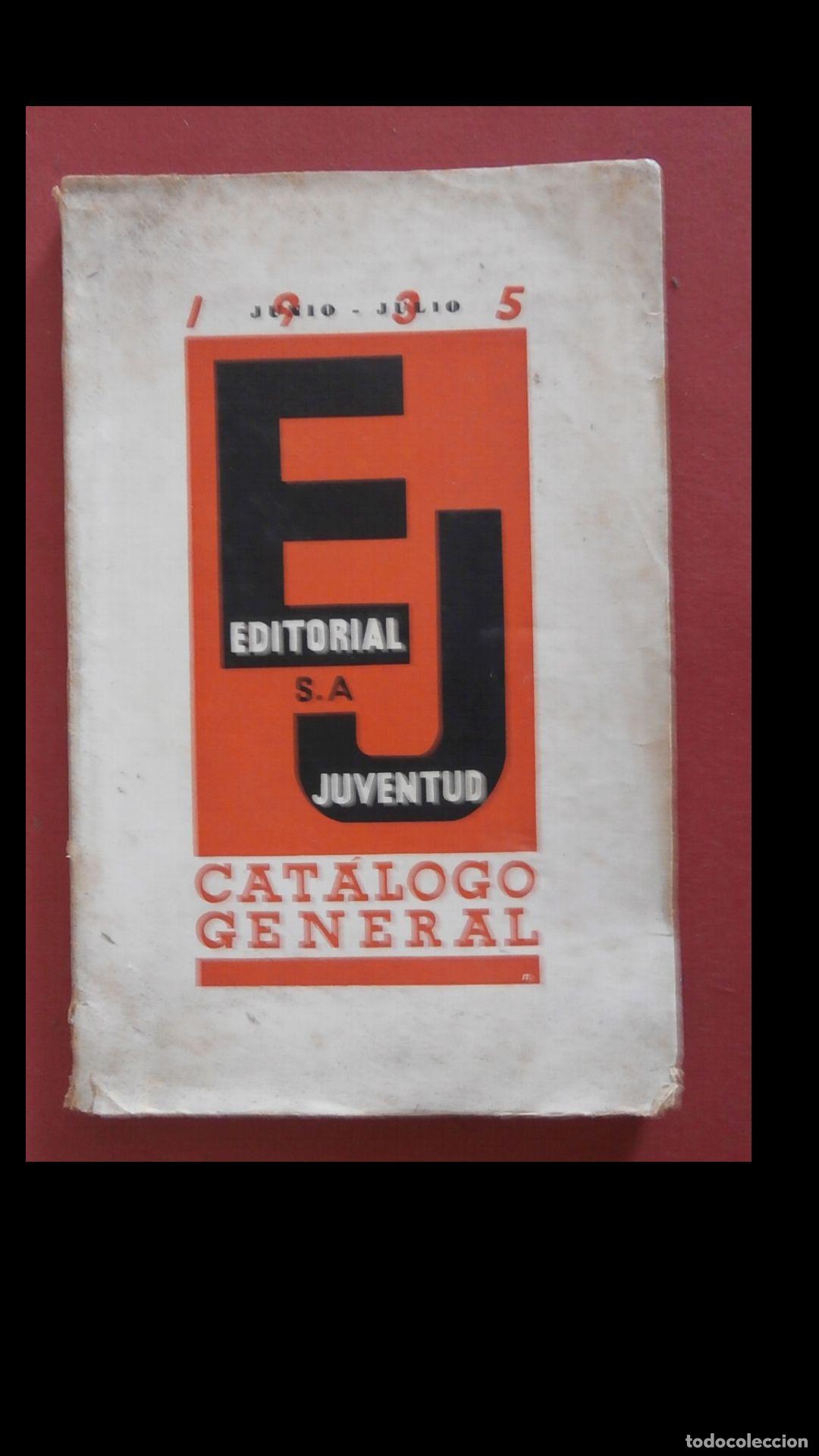 Libros antiguos: Editorial Juventud. Cat&aacute;logo General. Junio-Julio 1935 - Foto 1