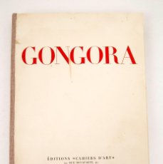 Libros antiguos: GONGORA - XX SONNETS - ILUSTRADO POR ISMAEL GONZÁLEZ DE LA SERNA - 1928 - CAHIERS D'ART