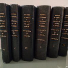 Libros antiguos: LOS VASCOS EN AMERICA - HISTORIA DE LOS VASCOS - CONQUISTA DE AMERICA - VENEZUELA - SEGUNDO DE ISPIZ