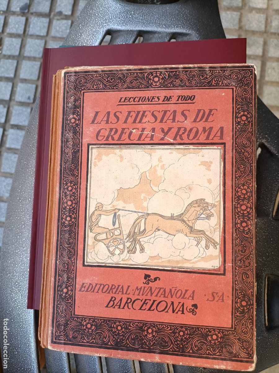 Libros antiguos: lecciones de todos fiestas de grecia y roma