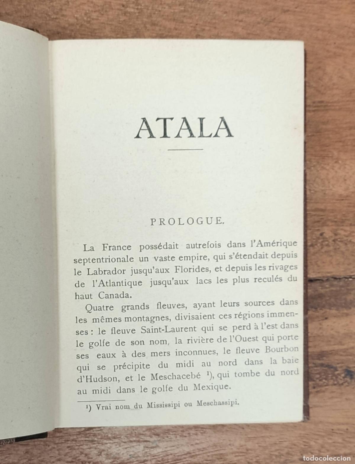 Libros antiguos: ATALA - REN&Eacute;. CHATEAUBRIAND. Editions Nilsson. 1930. - Foto 3