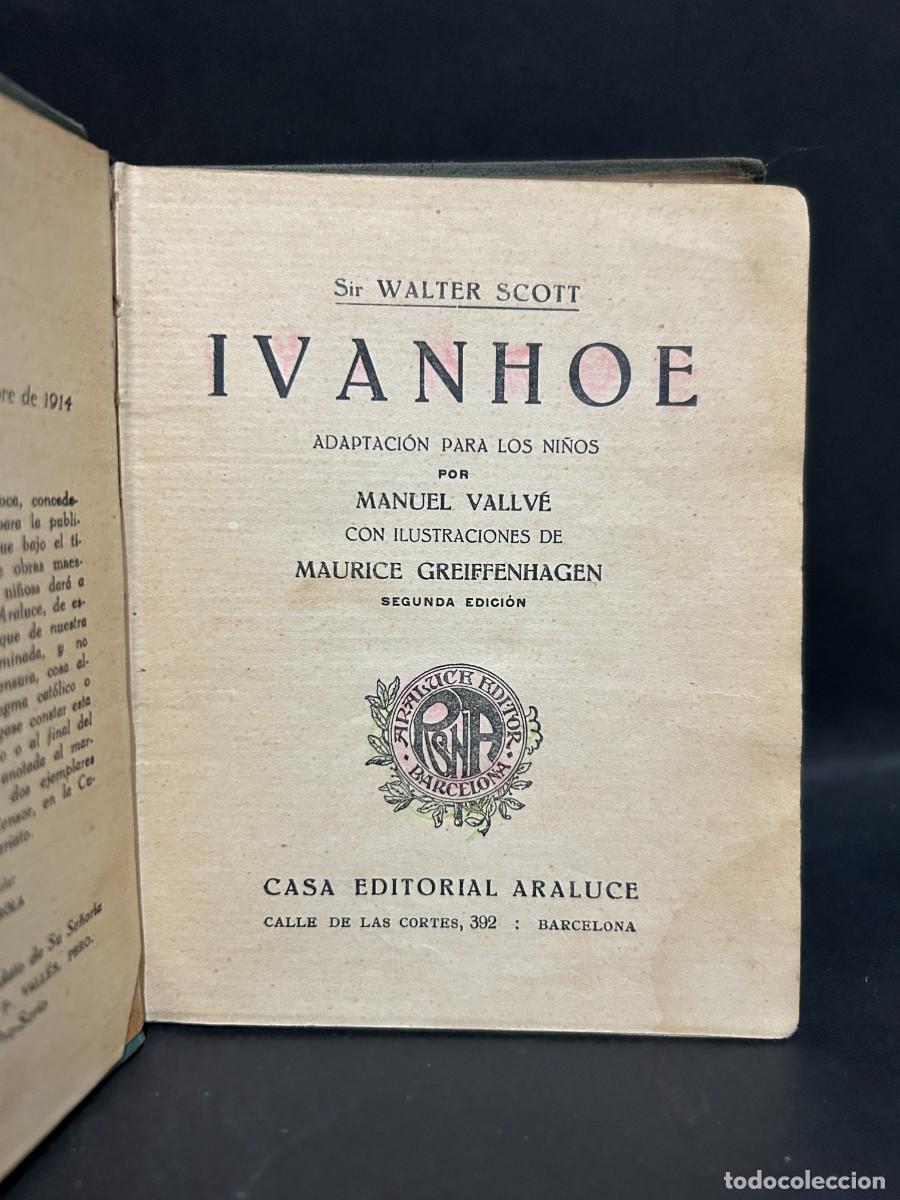 Libros antiguos: WALTER SCOTT - IVANHOE - 1914 - Foto 1