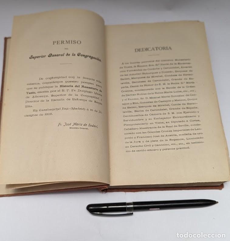 Libros antiguos: HISTORIA DEL MONASTERIO DE YUSTE A&Ntilde;O 1906 - Foto 8
