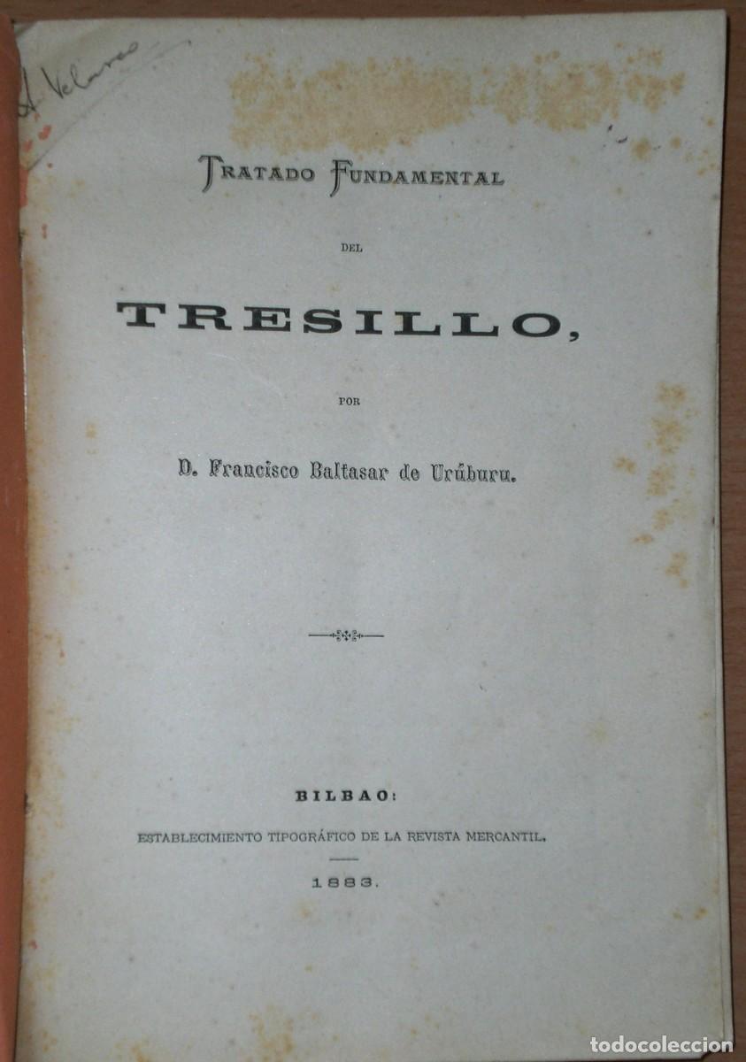 Libros antiguos: TRATADO FUNDAMENTAL DEL TRESILLO - Foto 2