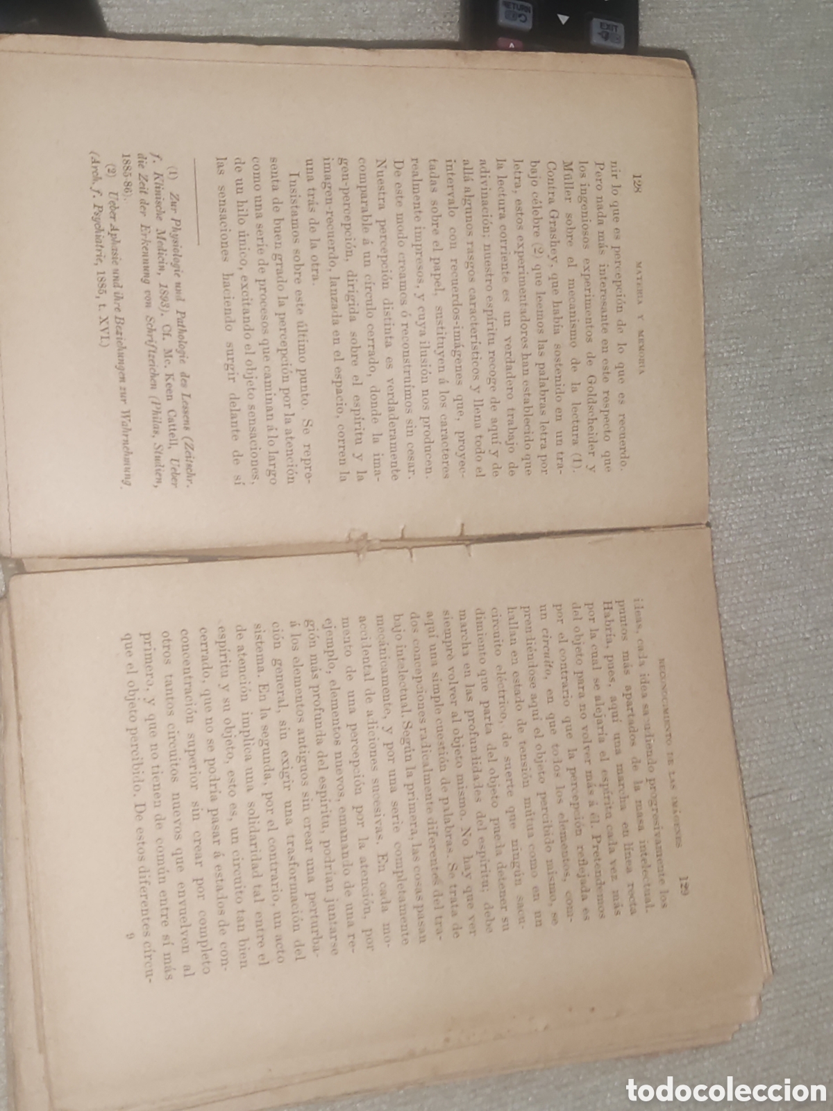 Libros antiguos: Materia y Memoria....... - Foto 4