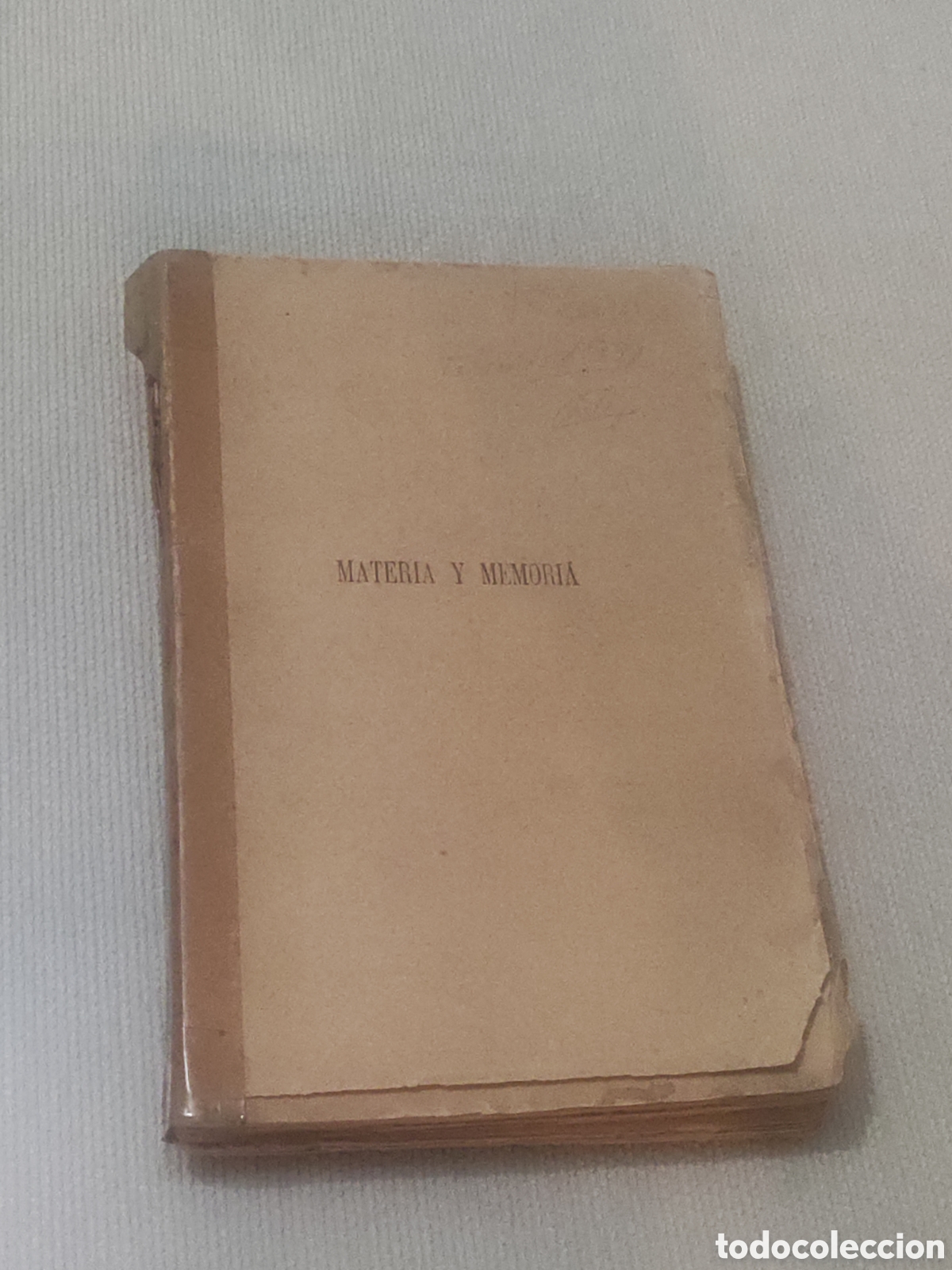 Libros antiguos: Materia y Memoria....... - Foto 1
