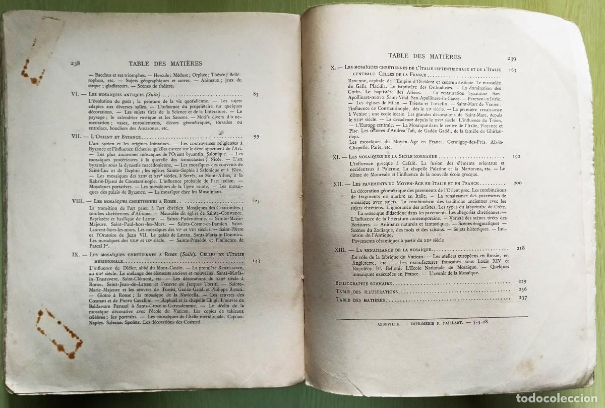 Libros antiguos: La Mosa&iuml;que de Adrien Blanchet [Ed.1928] - Foto 5