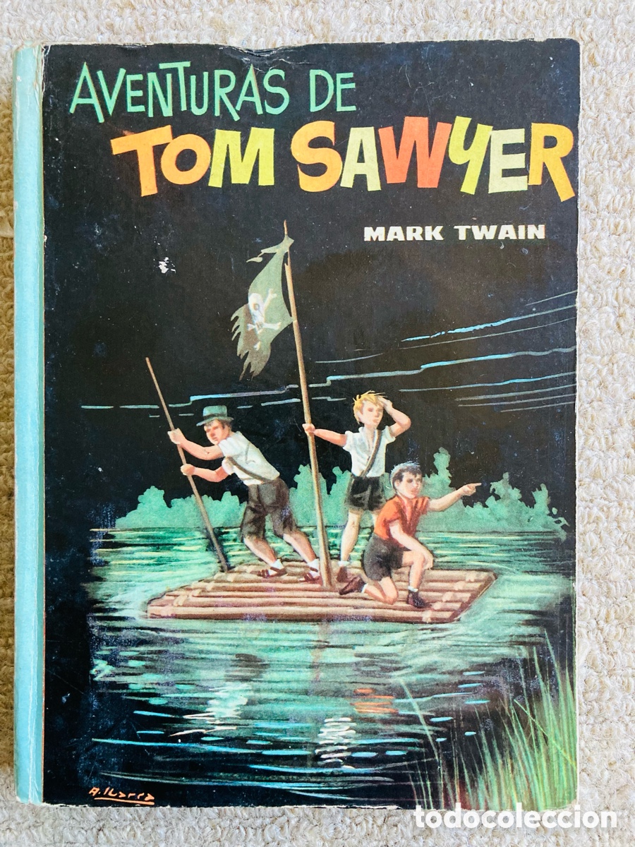 Libros antiguos: Aventuras de Tom Sawyer, Mark Twain - Foto 1