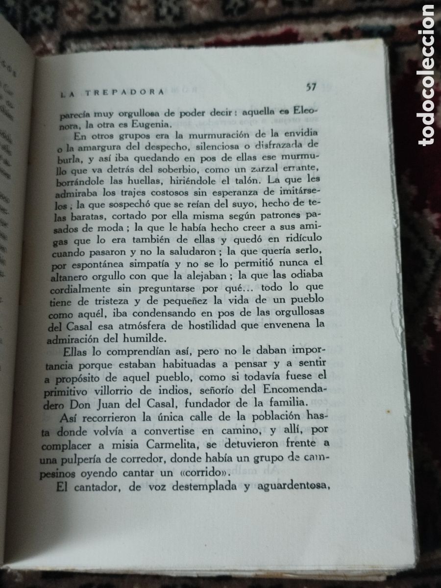 Libros antiguos: La trepadora R&oacute;mulo Gallegos - Foto 2