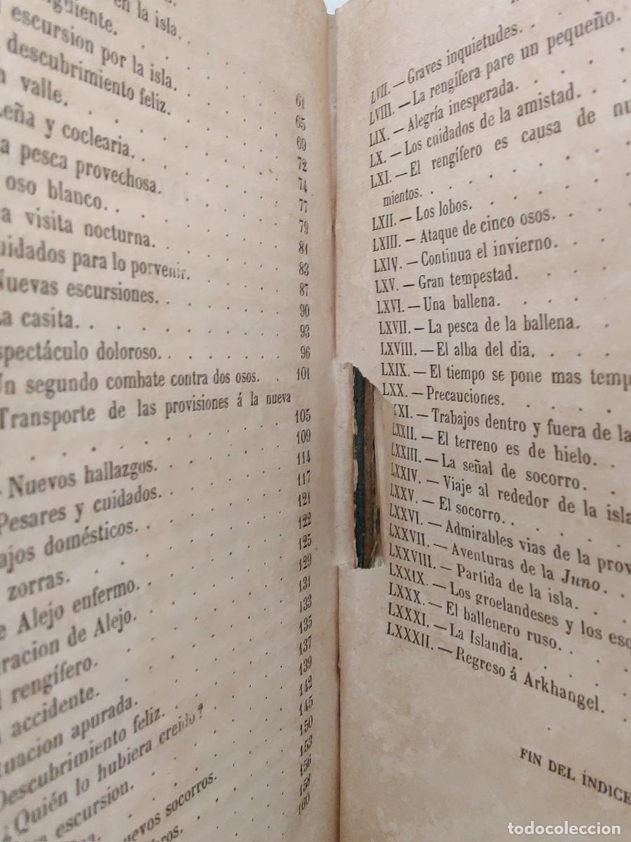 Libros antiguos: Libro. Los Naufragos. Spitzberg. A&ntilde;o 1863. - Foto 9
